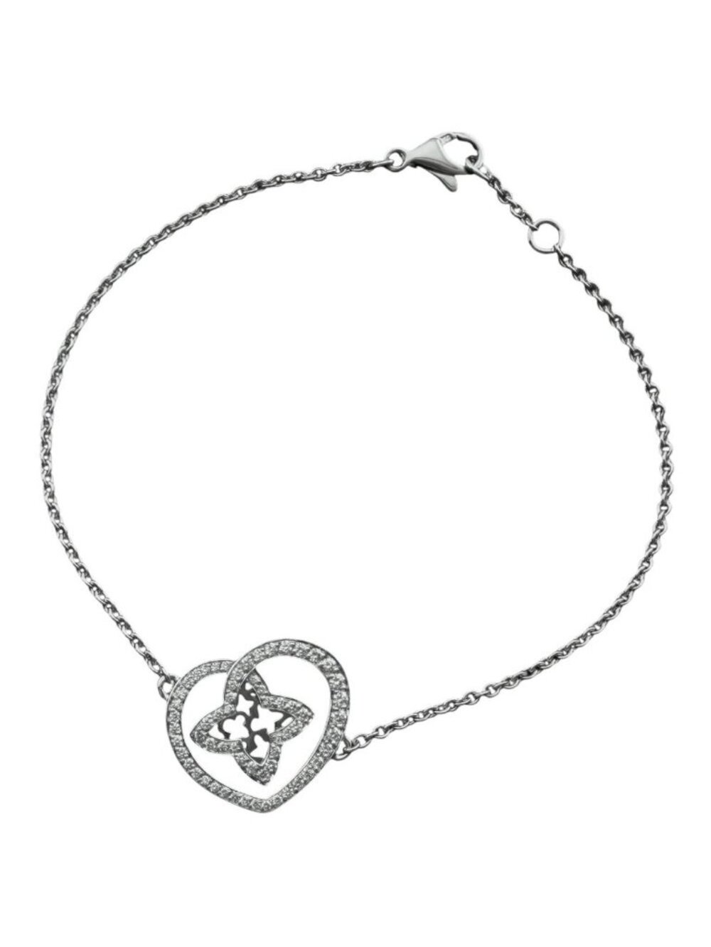 Louis Vuitton Bracelet Cool 18k White Gold Diamond
